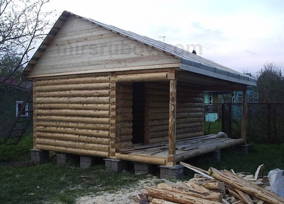 Kupite ili saznajte troškove drvene kućice od brvnara Kupaonice od trupaca, cijena "ključ u ruke" u Izhevsku
