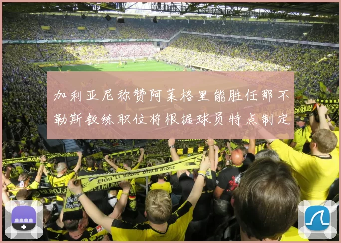 加利亚尼称赞阿莱格里能胜任那不勒斯教练职位将根据球员特点制定战术